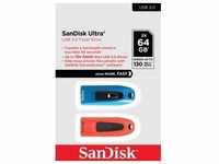 SanDisk SDCZ48-064G-G46BR2, SanDisk Ultra [2-Pack] (64 GB, USB A, USB 3.0)...
