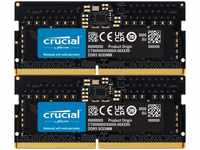 Crucial CT2K8G48C40S5 (2 x 8GB, 4800 MHz, DDR5-RAM, SO-DIMM), RAM, Schwarz