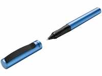 Pelikan 821186, Pelikan 821186 Tintenroller Stick Pen (e) (Blue Metallic, 1 x) Blau