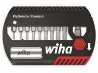 Wiha, Bits, Bit Set FlipSelector Standard 25 mm Sechskant 11-tlg. 1/4" mit