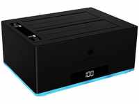 Icy Box IB-127CL-U3, Icy Box Docking- & Klonstation (USB B) Schwarz