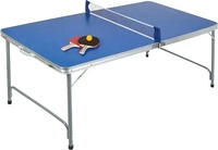 Idena 40464, Idena Tischtennisplatte kompakt Set klappbar (40464) Blau