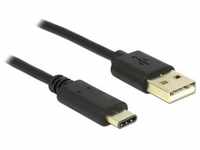 Delock USB 2.0 Kabel A-C (2 m, USB 2.0), USB Kabel