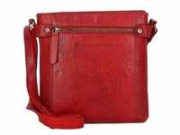 The Chesterfield Brand, Handtasche, Antique Buff Umhängetasche Leder 22 cm, Rot