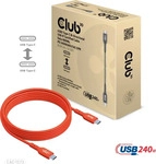 Club 3D CAC-1573, Club 3D Club3D Kabel USB 2 Typ C PD / St/St (2 m, USB 2.0, 240 W)