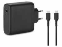 Kensington Adapter USB-C GaN Ladegerät USB-C Power Pass (100 W, GaN...