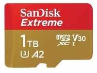 SanDisk Extreme microSDXC (microSDXC, 1000 GB, U3, UHS-I) (20932247) Gold/Rot