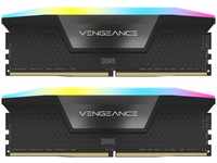 Corsair Vengeance RGB (2 x 16GB, 6200 MHz, DDR5-RAM, DIMM) (21579557) Schwarz