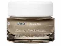 Korres, Gesichtscreme, Black Pine 4D BioShapeLiftTM Plump-Up Sleeping Facial (40 ml,