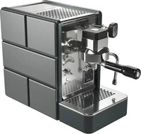 Stone Premium Siebtr&auml;ger Espressomaschine grau grau (8054752040090) Schwarz/Silber