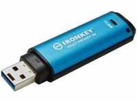 Kingston IronKey Vault Privacy 50 (64 GB, USB A, USB 3.2) (21057207) Blau
