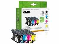 KMP KMP Tinte ersetzt LC1240VALBP (M, BK, C, Y), Druckerpatrone