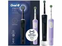 Oral-B D103, Oral-B Vitality Pro Doppelpack Schwarz/Violett