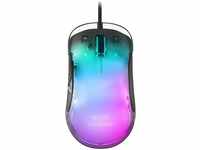 Mars Gaming MMGLOW Gaming Mouse RGB Chroma-Glow Mirror Finish 12800 DPI Black
