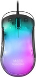 Mars Gaming MMGLOW Gaming Mouse RGB Chroma-Glow Mirror Finish 12800 DPI Black