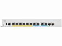 Cisco PoE+ Switch CBS350-8MGP-2X 10 Port (10 Ports), Netzwerk Switch, Grau,...