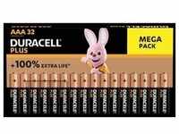 Duracell Plus (32 Stk., AAA), Batterien + Akkus
