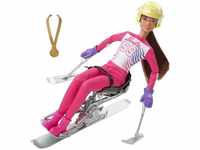 Mattel Barbie HCN33, Mattel Barbie Barbie Para Sport Ski Alpin Set