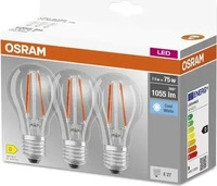 Osram Led Base Classic A (E27, 1055 lm, 3x) (4058075592377)