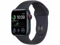 Apple MNPL3FD/A, Apple Watch SE 2022 (40 mm, Aluminium, 4G, One Size) Midnight