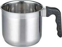 ELO-Stahlwaren ELO 12814 Milchtopf (Edelstahl) (24930502) Silber