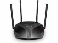 Mercusys MR80X AX3000 Dual-Band Wi-Fi 6 Router, Router, Schwarz
