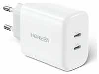 Ugreen USB-C+USB-C 40W PD Wall Charger EU (20 W, Quick Charge 3.0, Quick Charge 2.0),