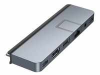 Targus DUO Pro (USB C), Dockingstation + USB Hub, Grau