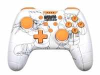 Konix Naruto Gamepad (Switch OLED, Switch Lite, Switch, PC), Gaming Controller, Weiss