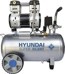 Hyundai SAC55753, Hyundai Silent Kompressor SAC55753 (50 l, 8 Bar) (SAC55753) Silber