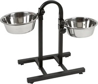 Kerbl 82266, Kerbl Futterbar inkl. N&auml;pfe 2x2800ml beidseitig h&ouml;henverstellbar...