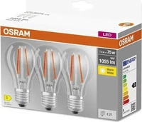 Osram Led Base Classic A (E27, 1055 lm, 3x) (4058075592414)