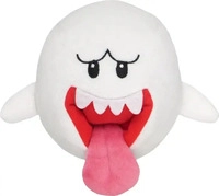 Nintendo MER-1128, Nintendo Pl&uuml;sch boo (12 cm) (MER-1128) Weiss/Pink
