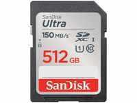 SanDisk Ultra SDXC /s (SDXC, 512 GB, U1, UHS-I) (21800230) Schwarz