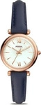Fossil ES4502, Fossil Carlie (Analoguhr, 28 mm) (ES4502) Blau