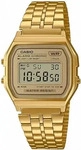 Casio A158WETG-9AEF, Casio Retro Vintage - A158WETG-9AEF (Digitaluhr, 34 mm)