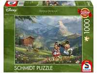Schmidt Spiele Mickey & Minnie in den Alpen (1000 Teile)