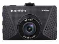 AGFAPHOTO Realimove KM600 (Akku, Eingebautes Display, HD), Dashcam, Schwarz
