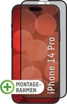 Displex 01707, Displex Real Glass, Privacy Full Cover Panzerglas (1 Stk., Apple