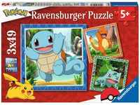 Ravensburger 00.005.586, Ravensburger Pokémon - Glumanda, Bisasam und Schiggy (49