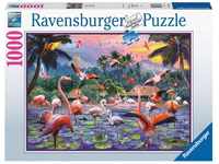 Ravensburger 10217082, Ravensburger Pinke Flamingos (1000 Teile) (10217082) Tiere