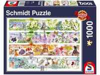 Schmidt Spiele 58980, Schmidt Spiele Jahreszeiten (1000 -Teile)