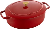 Ballarini 1023100, Ballarini Cocotte BELLAMONTE 33 cm oval 6,5 Liter Br&auml;ter aus