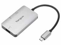Targus USB-C Multiport (USB C), Dockingstation + USB Hub, Silber