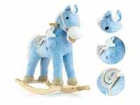 Mally Schaukelpferd Pony - blau