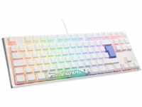 Ducky One 3 Classic Pure White TKL Gaming Tastatur, RGB LED - MX-Speed-Silver...