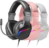 Mars Gaming MH122W, Mars Gaming Casque Micro Gamer MH122 RGB (Blanc)...