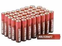 Voltcraft Industrial Micro Batterien LR03 SE (40 Stk., AAA, 1300 mAh), Batterien +