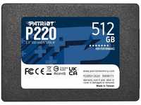 Patriot Memory Patriot SSD 512GB 550/500 P220 SA3 PAT P220S512G25 (512 GB, 2.5 ")