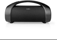 Nedis SPBB315BK, Nedis Bluetooth Party Boombox 6 hrs 2.0 50 W Media Playback: AUX/USB